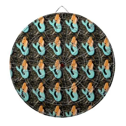 roodkopmermaisdartboard dartbord (Voorkant)
