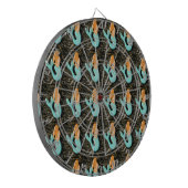 roodkopmermaisdartboard dartbord (Voorkant Links)