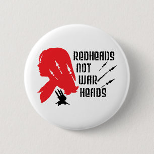 Roodkoppen geen koppen ronde button 5,7 cm