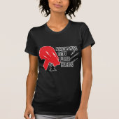 Roodkoppen geen koppen t-shirt (Voorkant)