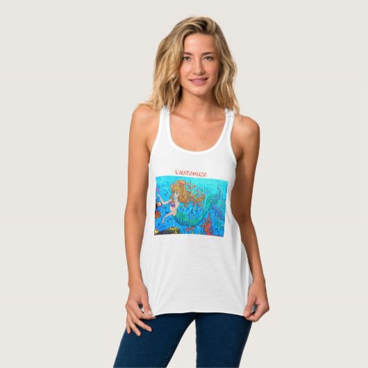 roodkoppen onderwatertank tanktop (Volledige Voorkant)