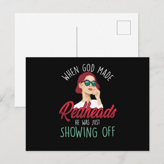 Roodkoppen Roodhaar Ringgember Bot Gi Briefkaart (Voorkant / Achterkant)