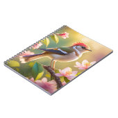 Roodkoppige Buff Borst Zanger Fantasie Vogel Notitieboek (Linkerzijde)