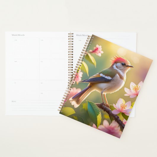 Roodkoppige Buff Borst Zanger Fantasie Vogel Planner (Display)