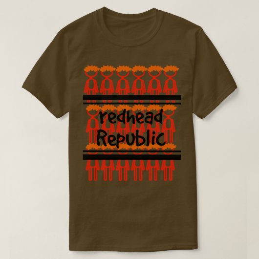 roodkoprepubliek t-shirt (Design voorkant)