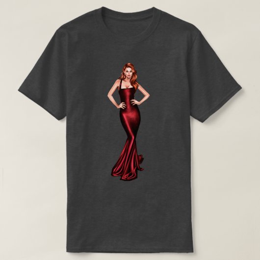 Roodkopvrouw 2 t-shirt (Design voorkant)