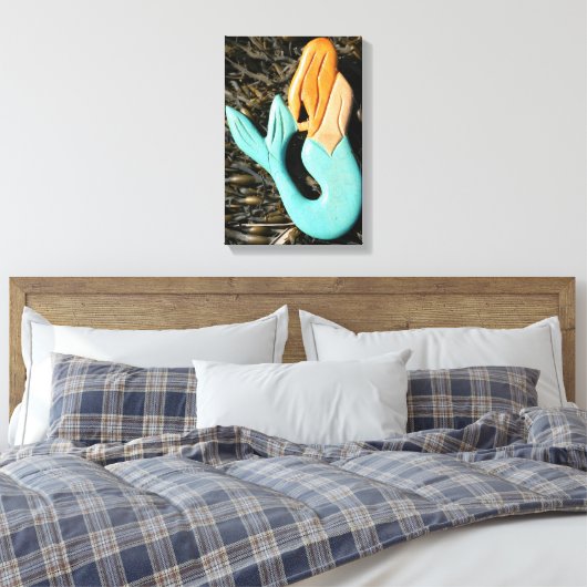 roodkopzeemdoek canvas afdruk (Insitu (Slaapkamer))