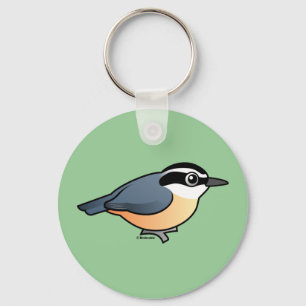 Roodkorrelig Nuthatch Sleutelhanger