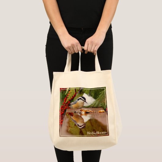Roodkorrelig Nuthatch Tote Bag (Voorkant (product))