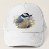 Roodkorrelig Nuthatch Trucker Pet (Voorkant)