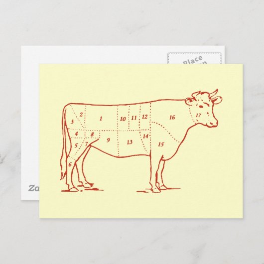 Roodkorven Briefkaart (Voorkant / Achterkant)