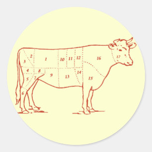 Roodkorven Ronde Sticker