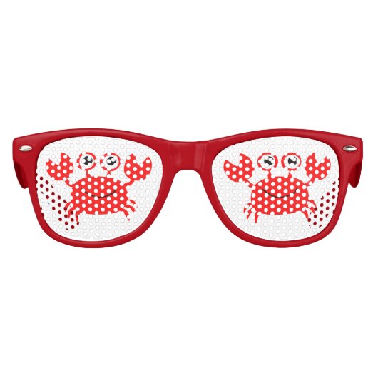 Roodkrabbenbedekking Kinder Zonnebril (Voorkant)