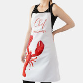 Roodkreeft, kokok schort (Insitu)