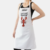 Roodkreeft, kokok schort (Insitu)