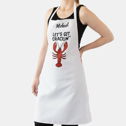 Roodkreeft, kokok schort (Insitu)