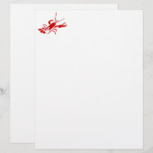 Roodkreeft | Schrijfpapier voor zeevarenden (Voorkant / Achterkant)