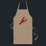 Roodkreeften voor mannen | beige lang schort<br><div class="desc">Roodkreeften voor mannen | beige. Perfect cadeauidee voor zeevruchtkok. Gebruik het voor het koken of grillen van schelpdieren thuis of in het restaurant. BBQ maakt mannen deel uit.</div>