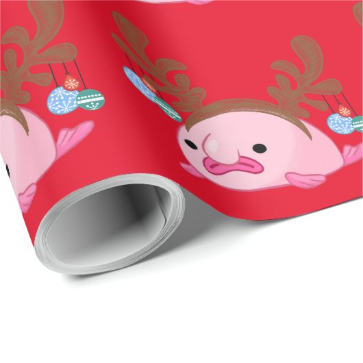 Roodkreeftenrendiervis Cadeaupapier (Rol Hoek)