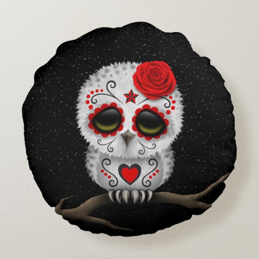 Roodkreukdag van de dode suikerriet rond kussen (Achterkant)