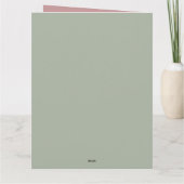 Roodkreuken met drukvulling die op papier schrijve kaart (Achterkant)