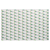 Roodkreukvogel cartoon stof (Fat Quarter)
