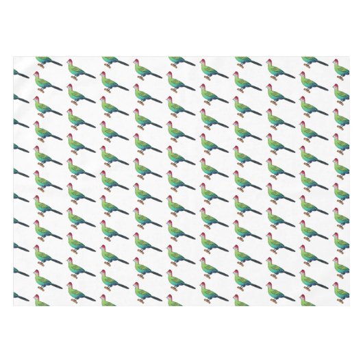 Roodkreukvogel cartoon tafelkleed (Voorkant (Horizontaal))