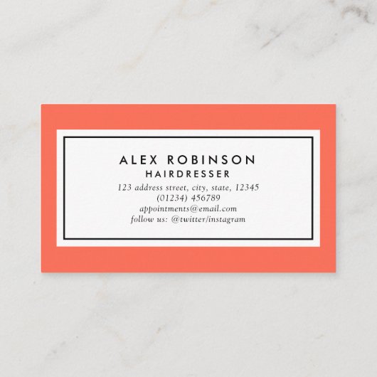 Roodkringschaar logo visitekaartje afsprakenkaartje (Achterkant)