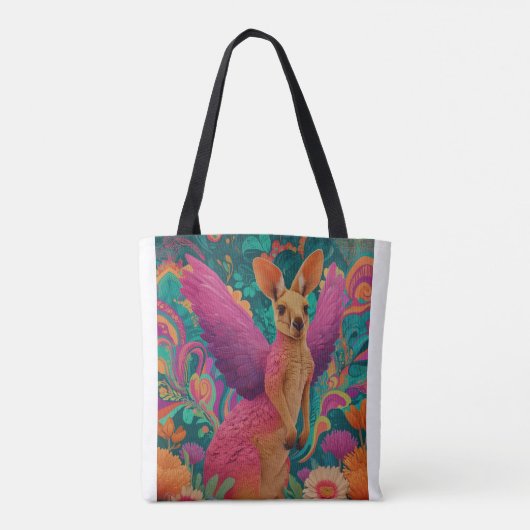 Roodkruinkangoeroe Tote Bag (Achterkant)