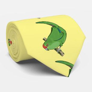 Roodkruinparkiet Kākāriki Stropdas