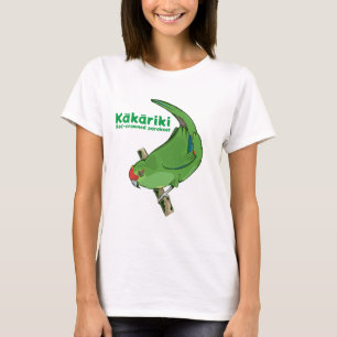 Roodkruinparkiet Kākāriki T-shirt