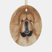 Roodkuifornament Keramisch Ornament (Rechts)