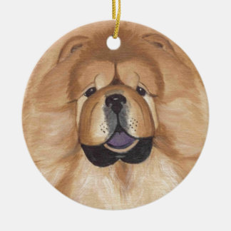Roodkuifornament Keramisch Ornament