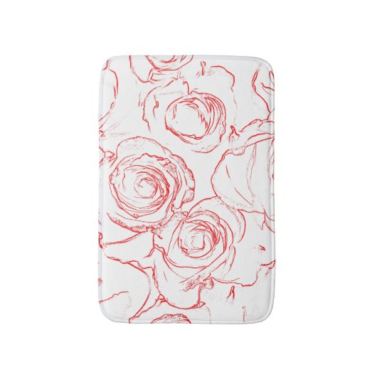 Roodlijnen Badmat (Voorkant Verticaal)