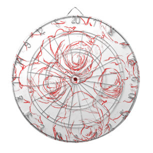 Roodlijnen Dartbord