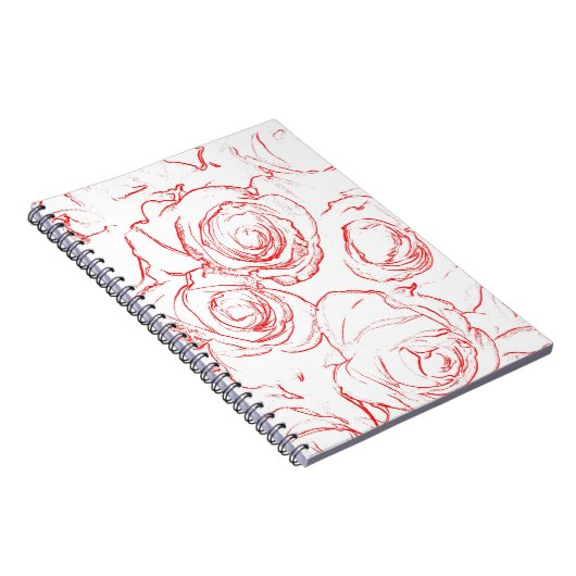 Roodlijnen Notitieboek (Rechterzijde)