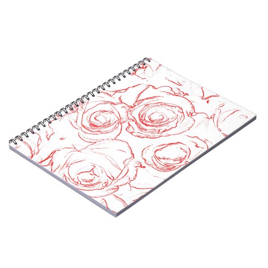 Roodlijnen Notitieboek (Linkerzijde)