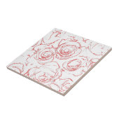 Roodlijnen Tegeltje (Zijkant)