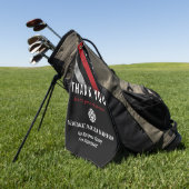 Roodlijnvlag voor brandweercabine Jubileum Golfhanddoek (Groen)