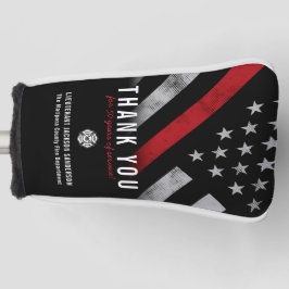Roodlijnvlag voor brandweercabine Jubileum Golfheadcover