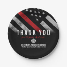 Roodlijnvlag voor brandweercabine Jubileum