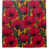 Roodmakreel Douchegordijn (Voorkant)