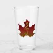 Roodmakreel in Herfst Colour Harmony Glas (Voorkant)