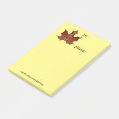 Roodmakreel in Herfst Colour Harmony Post-it® Notes (Schuin)