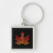 Roodmakreel in Herfst Colour Harmony Sleutelhanger (Voorkant)