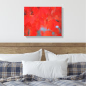 Roodmakreel in het najaar canvas afdruk (Insitu (Slaapkamer))