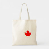 Roodmakreelvlag van Canada Koel Canadese vlaggen Tote Bag (Achterkant)
