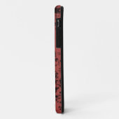 Roodmarmertextuur van terracotta Case-Mate iPhone case (Achterkant/links)