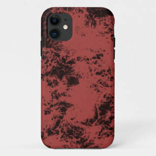 Roodmarmertextuur van terracotta Case-Mate iPhone case