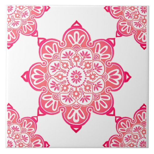 Roodmedailletjes voor tegel tegeltje (Voorkant)